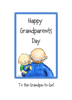 Grandpa to be -...