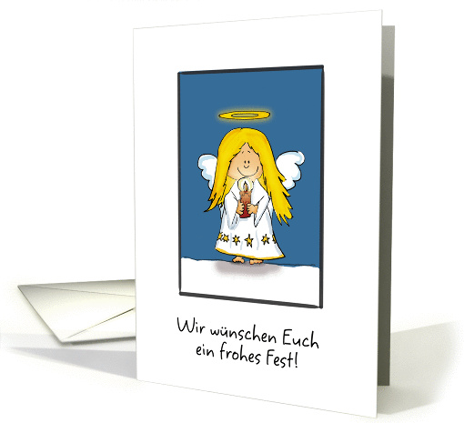 Wir wnschen Euch ein schnes Fest - German Christmas Card... (860523)