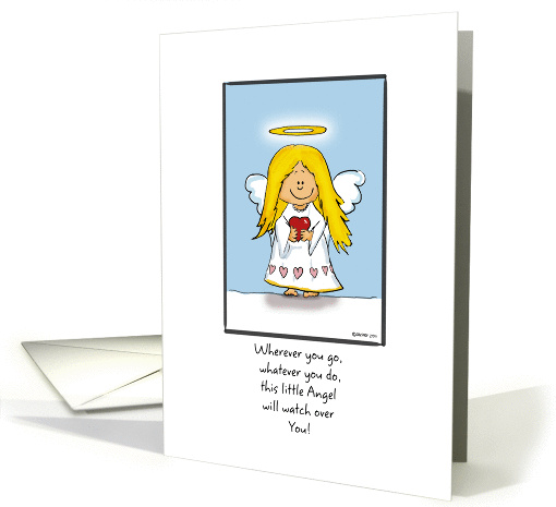 Guardian Angel - This little Angel will watch over you! card (860527)