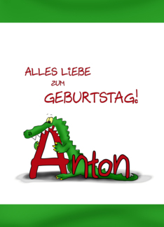 Anton Geburtstag -...