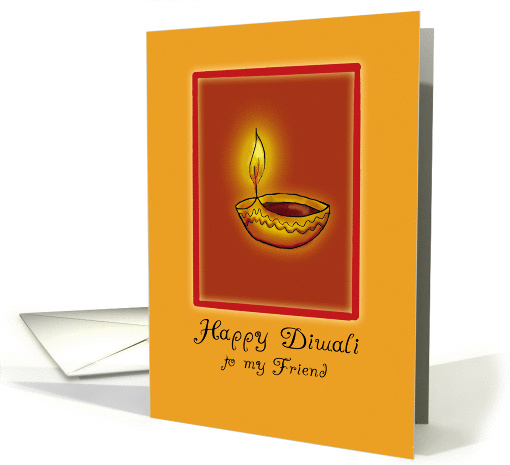 Happy Diwali to my friend card (864157)