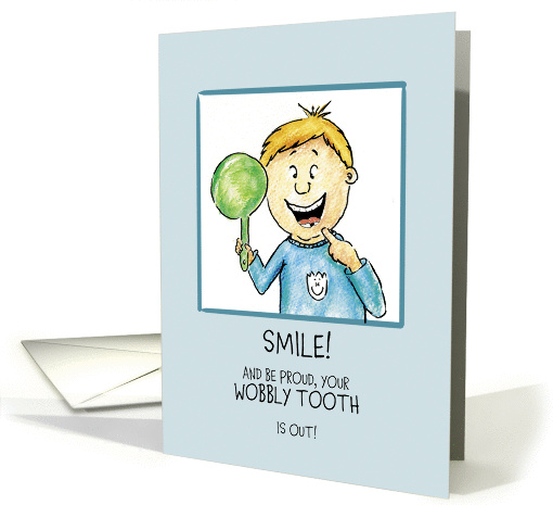 Congratulations on Losing Your Tooth, Child - Boy with a... (865902)