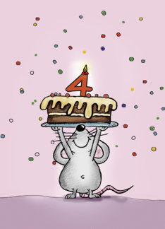 4th Birthday Mouse...