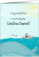 Swimming the Catalina Channel - Congratulations card