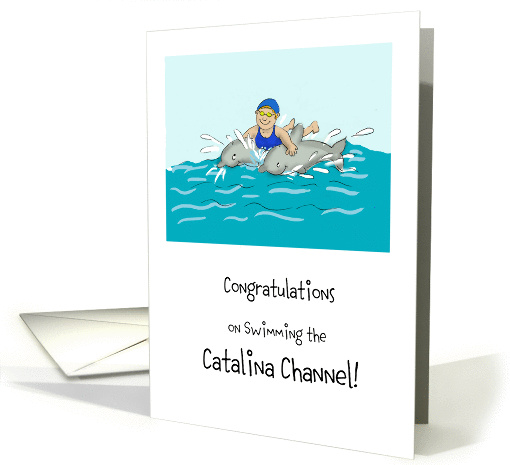 Swimming the Catalina Channel - Congratulations card (874246)