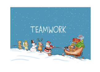 Teamwork Christmas...
