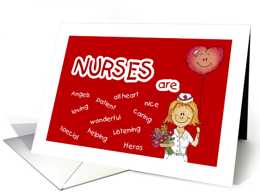 Nurses Are - Happy Nurses Day! -Thank You card (896853)