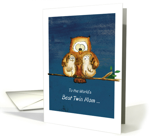 Mothersday - Best Twin Mom card (901444)