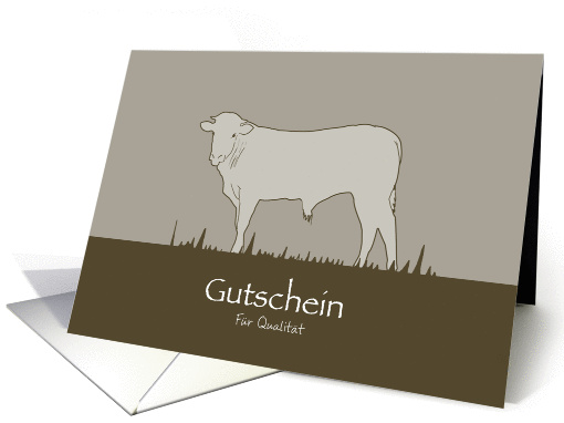 Gutschein mit Kuh card (903699)