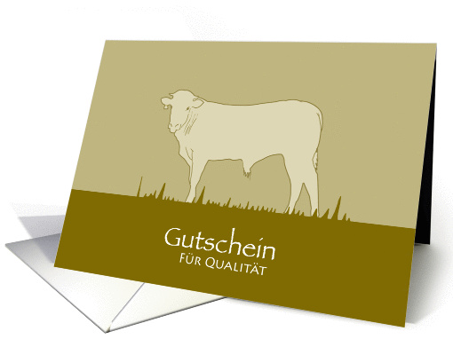 Gutschein mit Kuh card (903703)