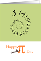 Happy belated Pi Day -General, 3.14 card