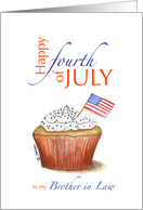 Brother in Law - Happy fourth of July - Independence Day card