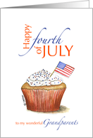 Grandparents - Happy fourth of July - Independence Day card