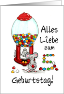 German Birthday 5. Geburtstag/ Fifth Birthday card