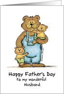Happy Father’s Day to my wonderful Husband card