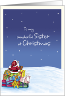 To my wonderful Sister at Christmas card