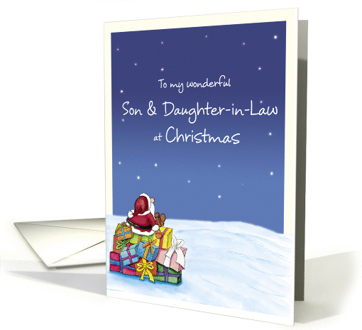 To my wonderful Son and Daughter in Law at Christmas card (930543)