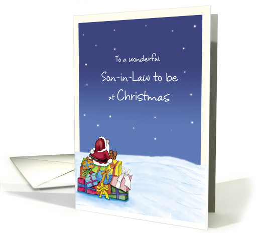 To my wonderful Son in Law to be at Christmas card (930548)