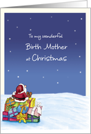 To my wonderful Birth Mother at Christmas card