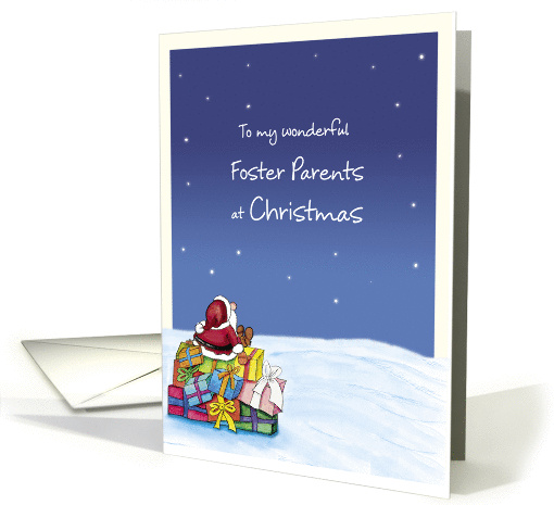 To my wonderful Foster Parents at Christmas card (930619)