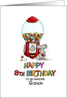 Happy Birthday 8th Birthday Godson - Eighth Birthday, 8 card
