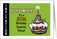 Humorous - 30th Birthday Invitation -Surprise Party - thirty card