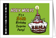 Humorous - 34th Birthday Invitation -Surprise Party - thirty-fourth card