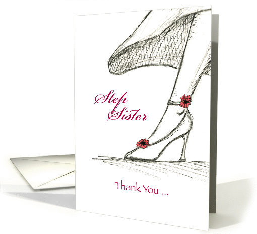 Step Sister - Thank you for being my Bridesmaid, Sketch of... (933053)