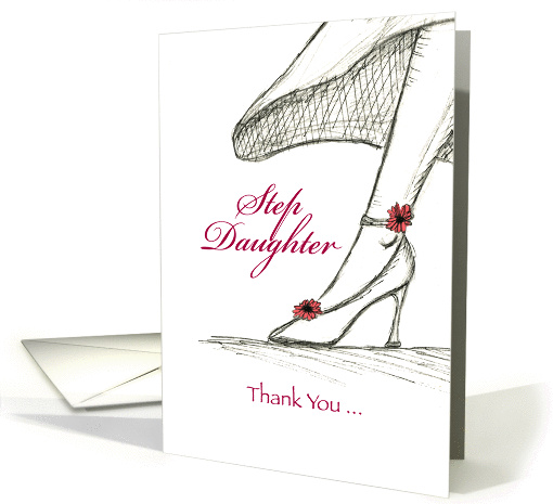 Step Daughter - Thank you for being my Bridesmaid, Sketch... (933074)