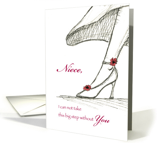 Niece, Please be my Maid of Honor card (933235)