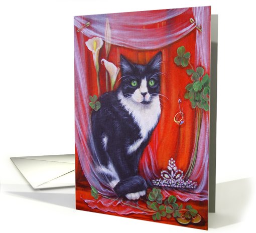Wedding Invitation,The Wedding Cat card (637603)