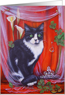 Wedding Invitation,The Wedding Cat card