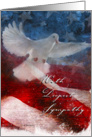 Military Sympathy Card - Support Our Troops card