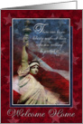 Military Welcome Home Card - Support Our Troops Liberty Card