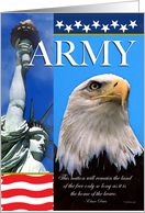 Army - Support Our Troops Card