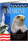 Marine Support Our Troops Card