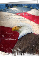 Troop Support Greeting Card - Freedom Card