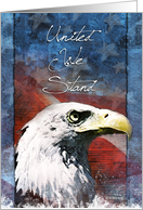 Troop Support Greeting Card - United We Stand card