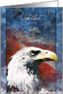 Troop Support Greeting Card - United We Stand Eagle card
