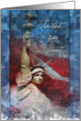 Liberty Troop Support Greeting Card - United We Stand card