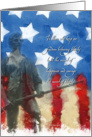 Minuteman Troop Support Greeting Card - Liberty card
