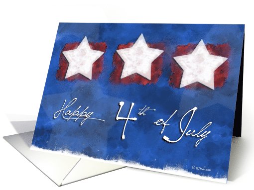 Patriotic Stars for Fourth of July card (789308)