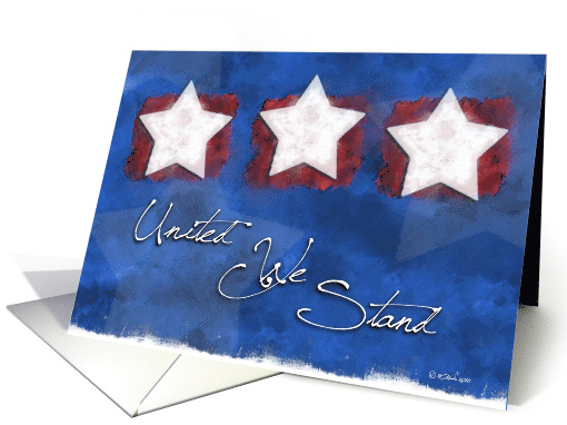 Patriotic Stars for Fourth of July card (789309)