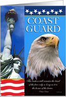 Coast Guard - Support Our Troops Card
