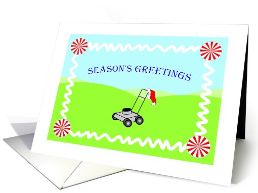 Season's Greetings - Lawncare / Landscaping card (713008)