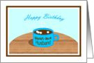 Happy Birthday - World’s Best Husband mug card