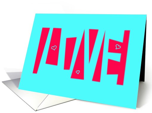 Love special effect - Happy Anniversary card (742511)