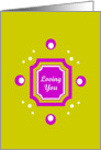 Loving You - Happy Anniversary - graphic modern design card