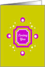Loving You - Happy Anniversary - graphic modern design card