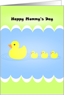 Cute Mommy’s Day with Duckies card